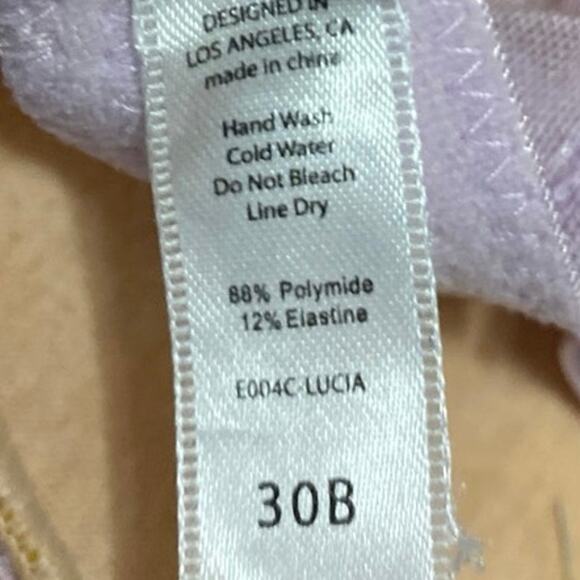 The Little Bra Co. Lucia Women's Pink Lace Convertible Straps Underwire Bra 30B - Picture 5 of 5